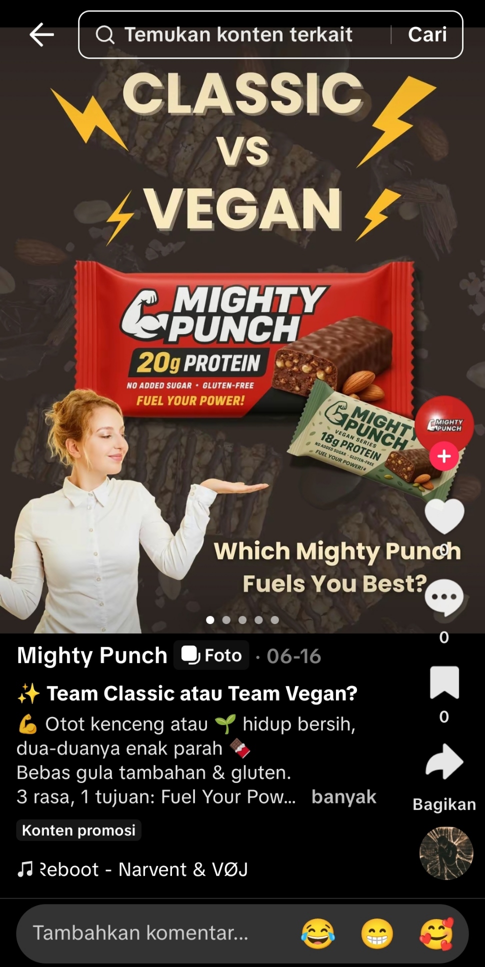 TikTok Promotion Screenshot